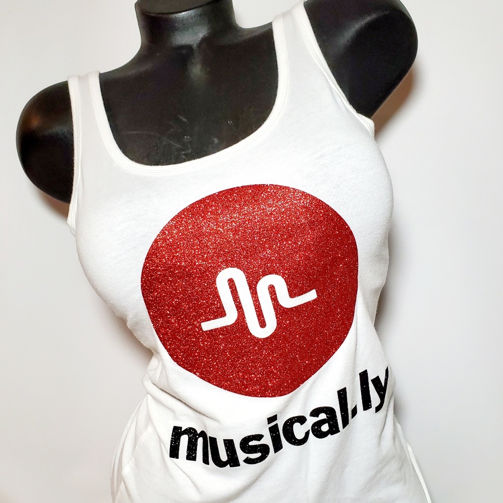 White Musically Tank